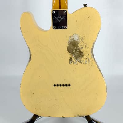 2016 Fender Custom Shop Limited Edition ’51 Telecaster Heavy Relic – Faded Nocaster Blonde image 8
