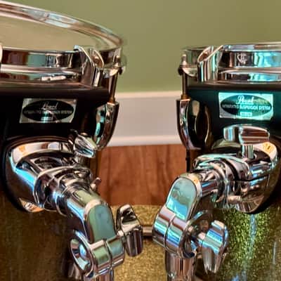 Pearl Vision SST Birch Ply  4 Piece Drum Set Gold Sparkle  Shell Pack image 5