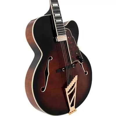 D'Angelico Premier EXL-1 Hollowbody Electric Guitar Brown Burst image 5