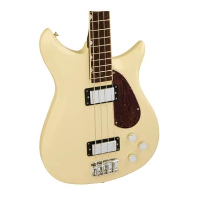 Gretsch Electromatic CVT Bass with Double-Cut, Laurel Fingerboard and Mahogany Body (Vintage White) image 4