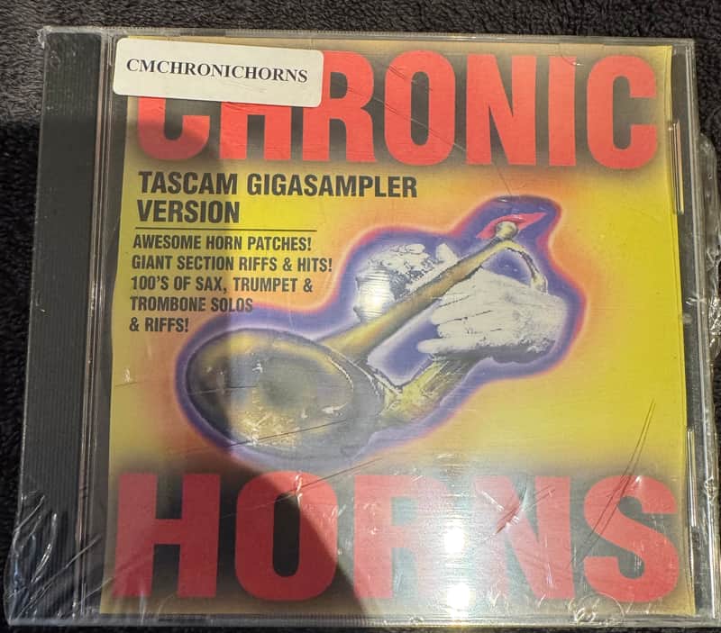 Tascam CHRONIC HORNS Sax Trumpet Trombone Giga Sampler CD Library image 1