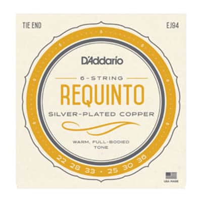 D'Addario Requinto Silver-Plated Copper - EJ94 image 1