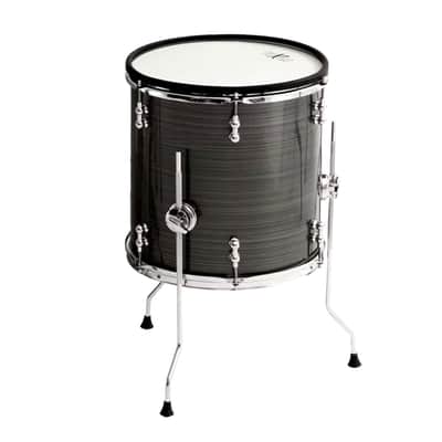 HXM 14 x 14” Brushed Silver Floor Tom for Roland Alesis Kit VAD image 2
