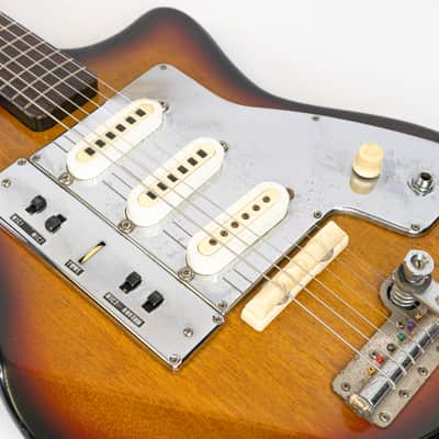 Teisco TG Project Guitar w/ Brazilian Rosewood FB, 3 Single Coil Pickups image 4
