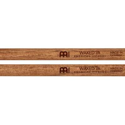 Meinl Waxed 7A Hickory Drumsticks with Wood Tip image 3