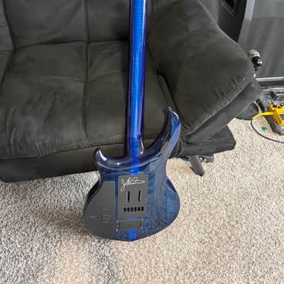SIGNED Ernie Ball Music Man EBMM Majesty John Petrucci Blue Ink 6 image 7