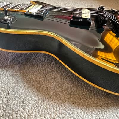 1980 Aria Pro II Les Paul Custom - Kirk Hammett Vibes - Ebony Blacked Out image 17