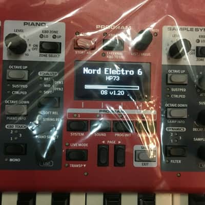 Nord Electro 6 HP Piano Hammer Action 73 Key Keyboard EL 6HP/73 ,weighted MINT in Box //ARMENS// image 4