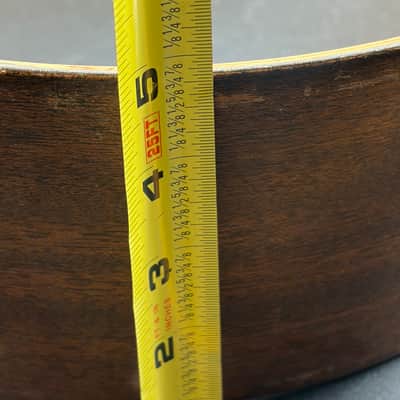 For Restoration Kent Vintage Mahogany Snare Drum Single Point Lugs 1950s Mahogany Wood Needs Parts! image 11