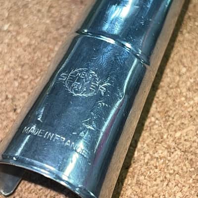 Vintage Selmer ‘404’ metal tenor saxophone ligature and mouthpiece cap set image 17