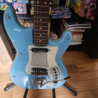 Hagstrom 1 1960s - Blue image 3