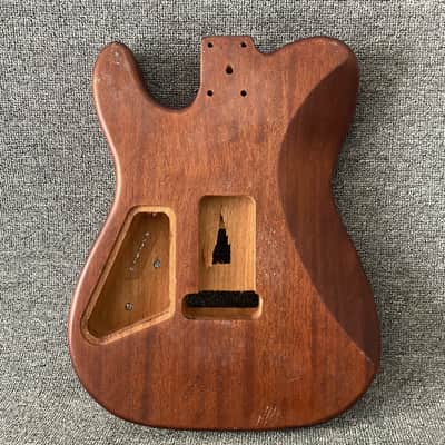Telecaster Tele Style Mahogany Guitar Body with Maple Wood Neck image 4