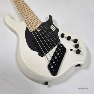 Dingwall NG3 6-String Matte Ducati White Pearl Bass w/ Bag 9.72lbs #19965B B-Stock image 5