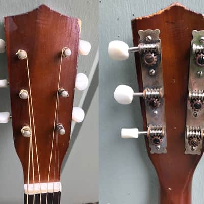 Kay Harmony H-162 3/4  Terz Size Parlor Guitar 1950's image 12