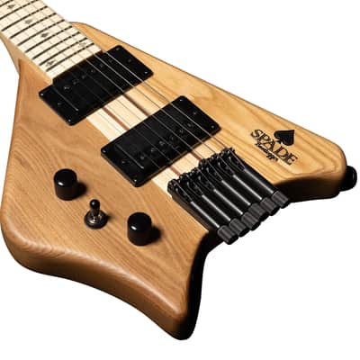 Bootlegger Guitar Spade HH Left Handed With Case 2023 - Honey Matte image 5