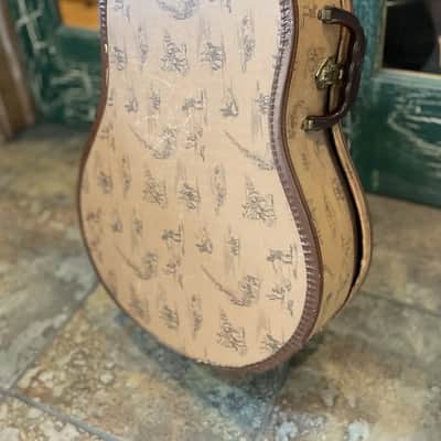 Vintage Kay Cowboy Theme 3/4 Guitar Case Ranch / Western / Frontier Theme image 4