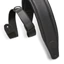 Levy's - MRHGP-BLK - Leathers Right Height Guitar Strap 3.5" Width - Black