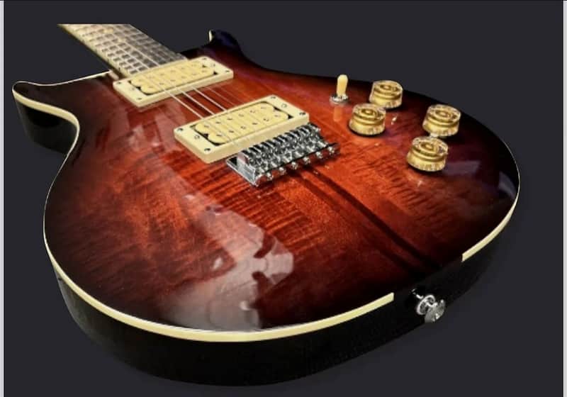Washburn Wing American Hawk1 78 - Vintage Sunburst, Crafted in Washuburn's US Custom Shop, Ash Body w/ Carved Maple Top, Neck-through Design, B-Stock image 1
