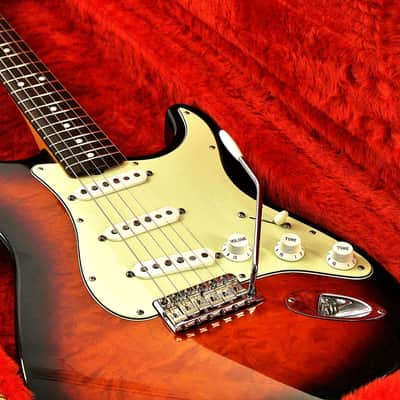 Fender 30TH Anniversary  Guitar Center '62  reissue Stratocaster 1994 with Hard Shell tweed Case image 22