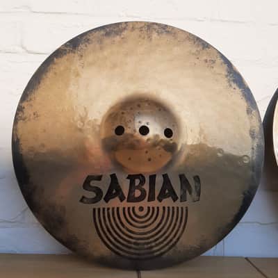 Sabian 13" HH Hand Hammered Fusion Hi-Hat Cymbals (Pair) 1992 - 2015 - Natural image 6