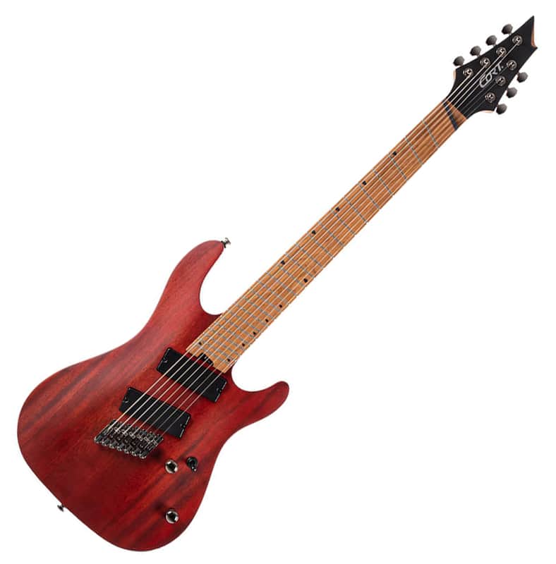Cort KX307MS Open Pore Mahogany Multi Scale 7 String Electric Guitar image 1