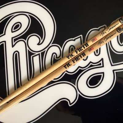 Tris Imboden's Chicago 50th Anniversary DW, Paiste, Gibraltar Complete Drum Set 2017 - Mirror Gold Lacquer. Immaculate! Authenticated! image 10