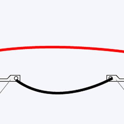20 Ft Castline Gold 1/4" TRS to 1/4" TS Patch Cable Mogami 2549 (No Ring Connection) image 4
