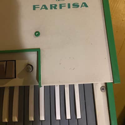 Farfisa Fast 3 Organ 1960 - White and green image 2
