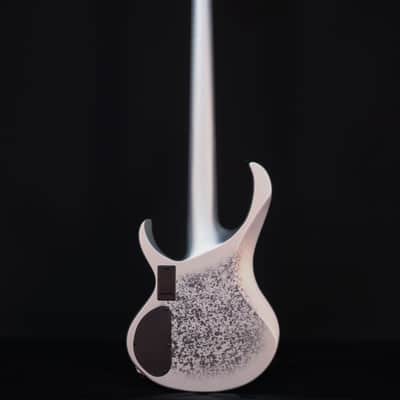 Ibanez Limited BTB25TH5 5-String Bass, Silver Blizzard Matte image 7