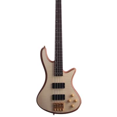 Schecter Stiletto Custom 4 String Bass Natural image 2