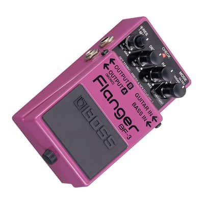 BOSS BF-3 Flanger Ultra and Gate/Pan Modes Guitar Effects Pedal with Guitar and Bass Inputs and Stereo Outputs for Guitarists and Bassists image 5