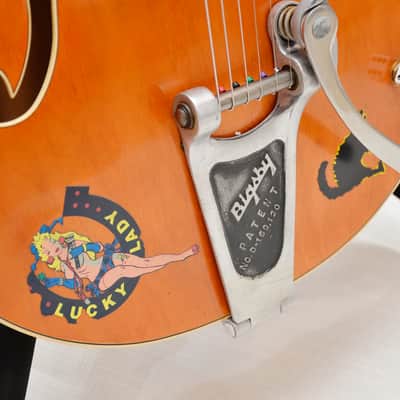 Gretsch Custom Shop Master Built G6120SSC Brian Setzer Tribute 2007 - Vintage Orange image 5