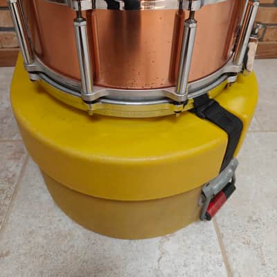 Used Pearl Free-Floating Snare Drum - 14 x 6.5 Copper w/ Case image 3