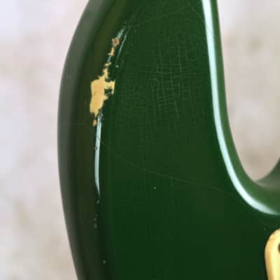 Luthier Made Jazz Bass 2023 - Aged British Racing Green image 5
