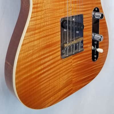 Willow Glen Guitars, MB TigerEye I, Custom Made in California,Curly Hard Maple Top, Chambered 1-Piece Khaya Body, 7lbs 13.8ozs, w/HSC 2013 image 6