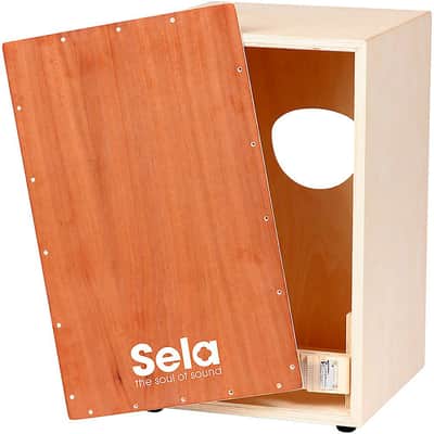 Sela Quick Assembly Cajon Kit W/Snare - Natural image 2