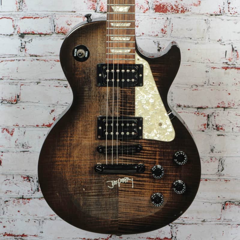 Gibson - 1997 Joe Perry Signature Les Paul Electric Guitar - Black Burst - w/HSC - x7491 - USED