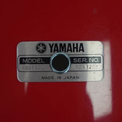 YAMAHA 9000 RECORDING CUSTOM HOT RED 18x14 BASS DRUM image 6