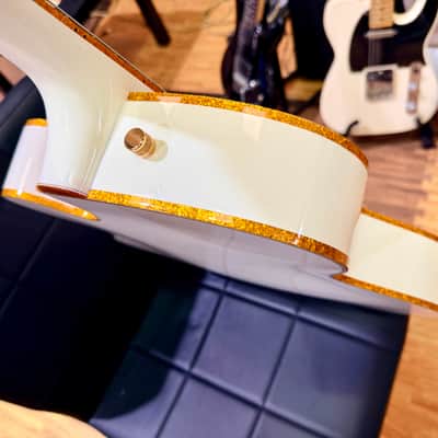 ✨MINT✨ 2013 Gretsch G6136T White Falcon MIJ~ Japan~ Bigsby~ Case & Docs~ Gold! image 17