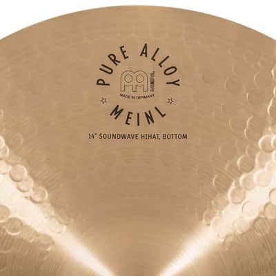 Meinl Pure Alloy Soundwave Hi Hat Cymbals 14" image 3