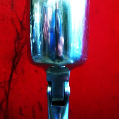 Vintage 1950's Electro-Voice 911 Mercury Omnidirectional Crystal Microphone w period Atlas DS5 stand prop display image 12