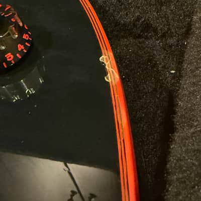 Washburn A20V Stage Series Electric Guitar RARE Black/Red Original OHSC Vintage image 8