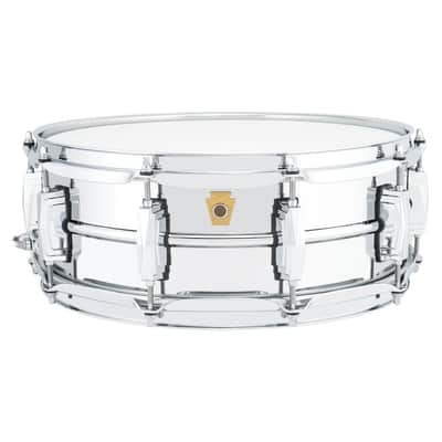 Ludwig Chrome Over Brass 5x14 "Super Ludwig" Snare Drum | LB400B | NEW | Authorized Dealer image 1