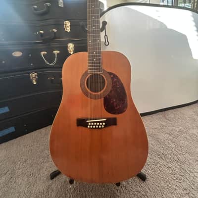 Hohner HW-12 12-String Acoustic Guitar MIJ/MIK Era Natural with Hard Case image 5