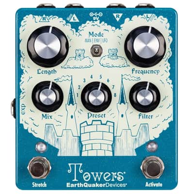 New Earthquaker Towers Soundscape Generator Stereo Reverberant Filter Pedal image 1
