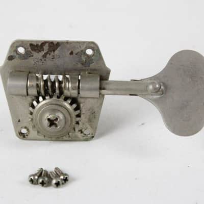1957 1958 1959 Vintage Fender Precision/Jazz Bass Single Tuner Kluson Reverse Wind Pre-CBS USA ~Honest PATINA~ image 1