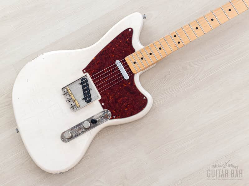 2018 Fender + MJT Telemaster Partscaster Blonde Lacquer Relic, Lightweight Ash w/ Baja 50s Neck, Case image 1