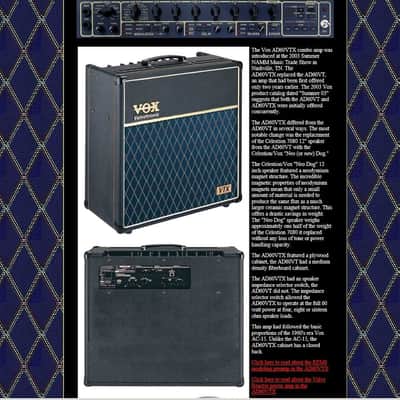 Vox AD60VTX + VC-12 Foot Controller image 5