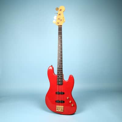 1980s Schecter USA Bass Guitar Red Dallas Era American Made image 2