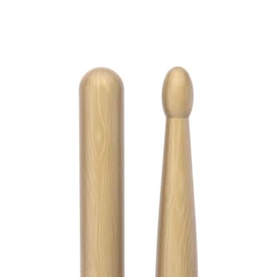 Promark Hickory 5B Wood Tip Drum Sticks - TX5BW image 3